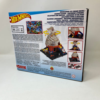 Downtown Ice Cream Swirl * Hot Wheels City Track Pack