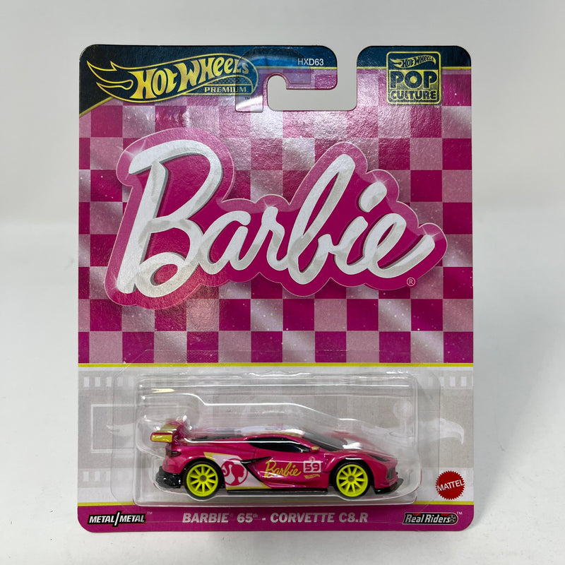 Barbie 65th Chevy Corvette C8.R * 2024 Hot Wheels Pop Culture Case E