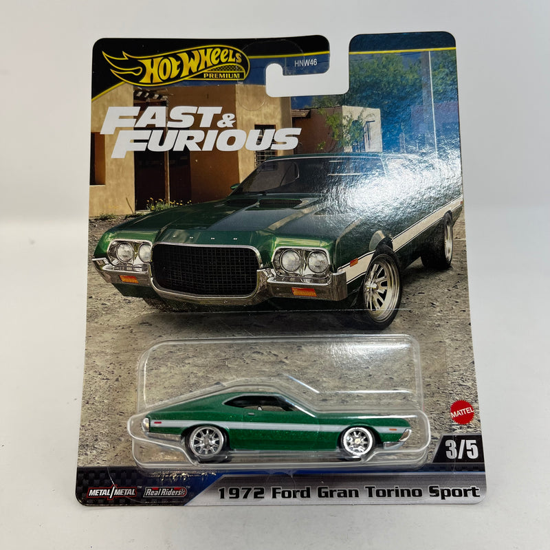 1972 Ford Gran Torino Sport * 2024  Hot Wheels Premium Fast & Furious * Case F Release