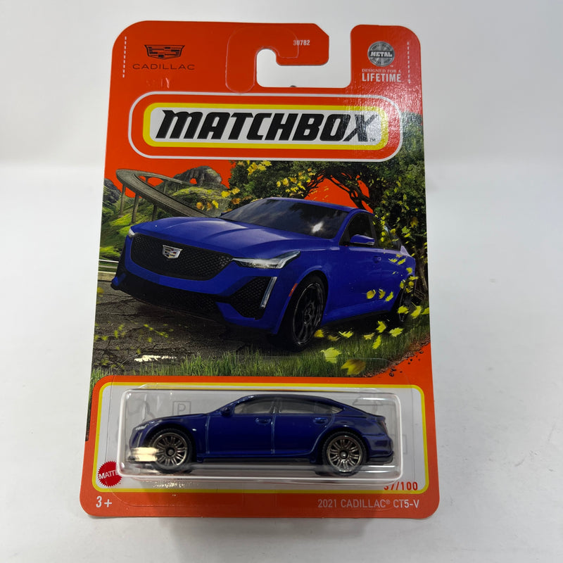 2021 Cadillac CT5-V * BLUE * 2024 Matchbox Basic Case H