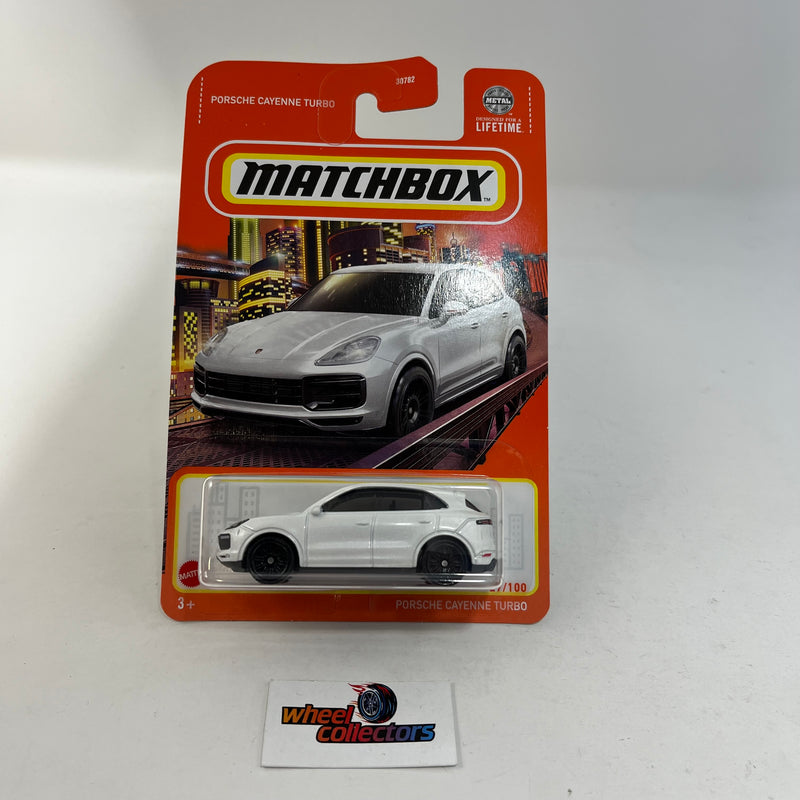 Porsche Cayenne Turbo * White * 2024 Matchbox Basic Series Case F