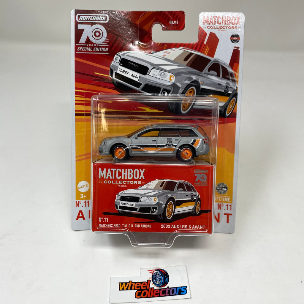 2002 Audi RS 6 Avant * 2023 Matchbox Collectors 70th Special Edition Case S