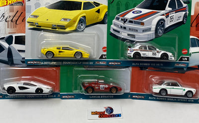 Spettacolare Complete 5 Car Set * 2023 Hot Wheels Car Culture Case B