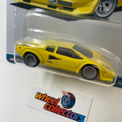 Lamborghini Countach LP 5000 QV * YELLOW * 2023 Hot Wheels Spettacolare Car Culture