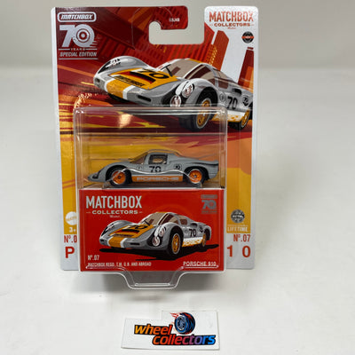 Porsche 910 * 2023 Matchbox Collectors 70th Special Edition Case S