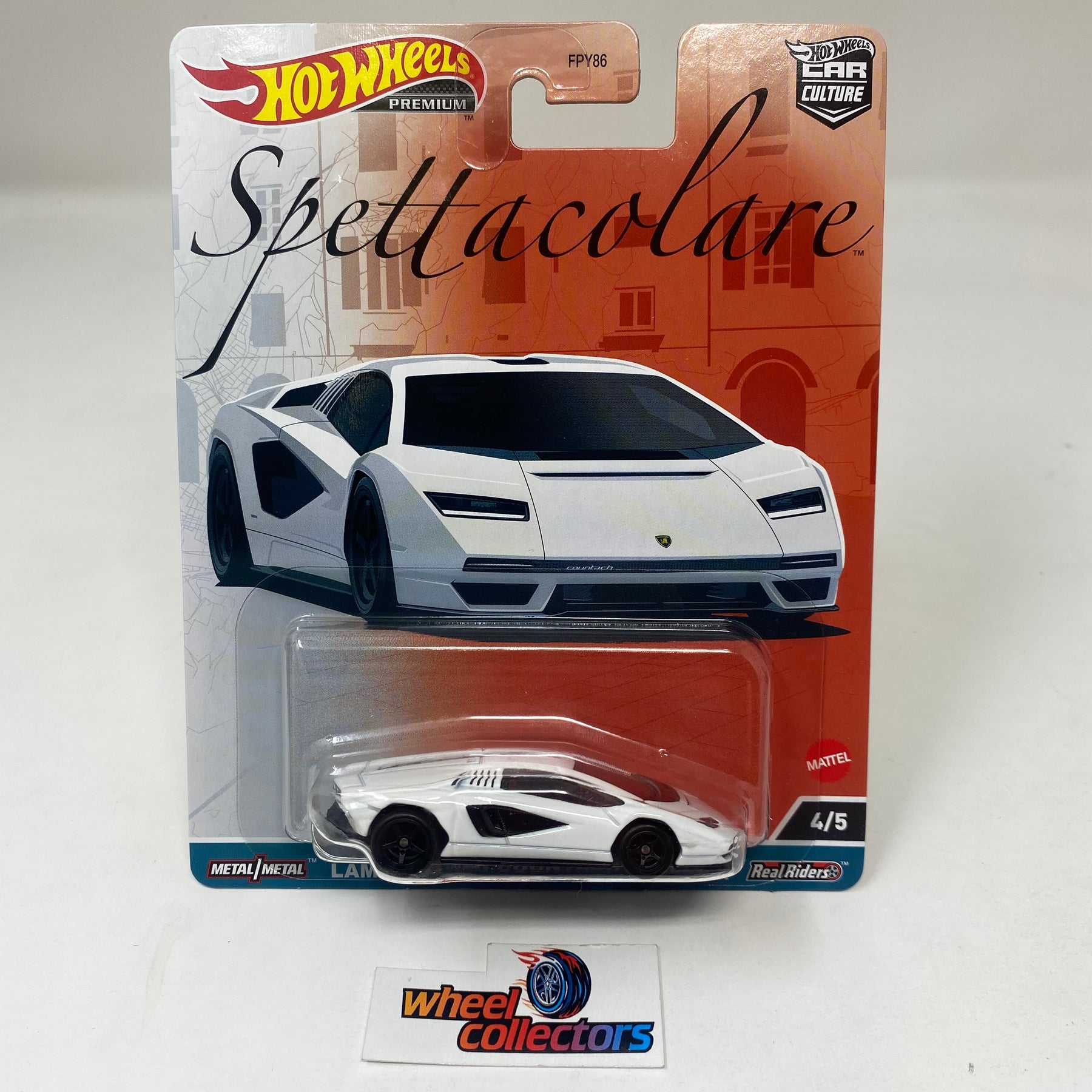 Lamborghini Countach LPI 800-4 * WHITE * 2023 Hot Wheels