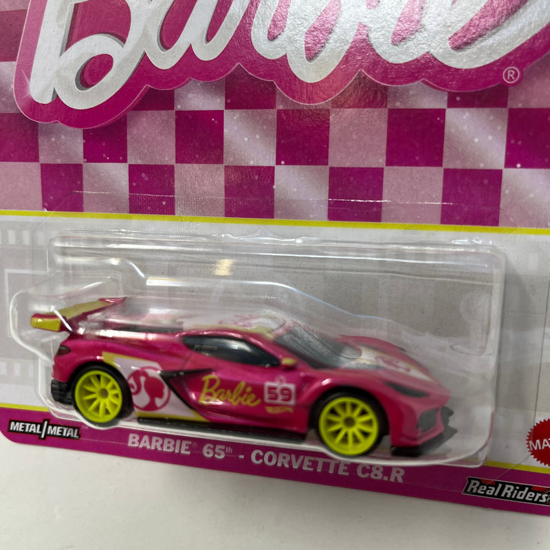 Barbie 65th Chevy Corvette C8.R * 2024 Hot Wheels Pop Culture Case E