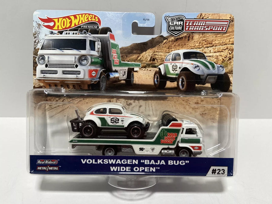 Hot wheels premium set featuring Moon's T1 Panel bus and Baja bug. All 3 outlet sets to