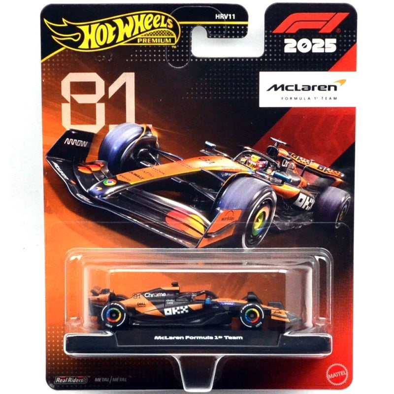 WSIマック8×4 ローボーイトレ3×3×3 CATスクレイパー 1/50 81 McLaren Piastri * Hot Wheels Formula 1 * Racing F1 Series