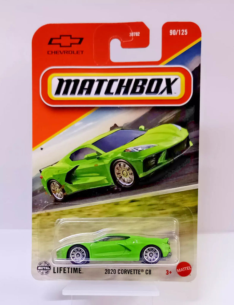 2020 Corvette C8 #90 * Green * 2025 Matchbox Basic Case F