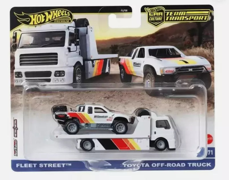 Toyota Off-Road Truck & Fleet Street Hauler * 2024 Hot Wheels Team Transport Case D