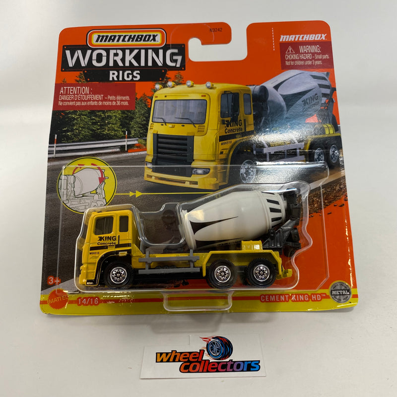 Cement King HD * 2022 Matchbox Working Rigs Case Q Release