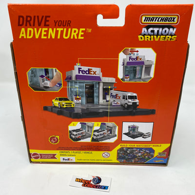 Fedex Package Center * 2023 Matchbox Action Drivers Playset