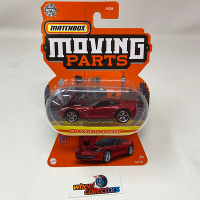 2016 Corvette Stingray * RED * 2022 Matchbox Moving Parts Case B