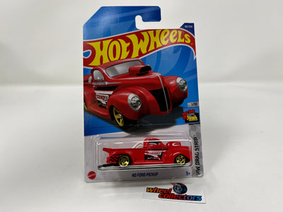 '40 Ford Pickup #181 * RED * 2022 Hot Wheels Case Q