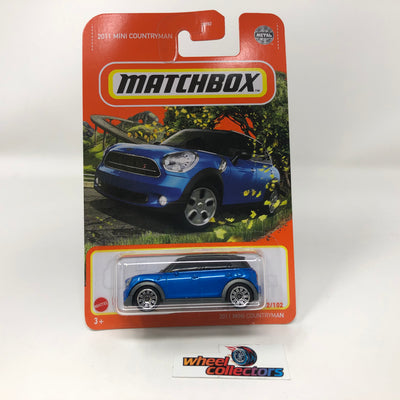 2011 Mini Countryman #2 * Blue * 2022 Matchbox Case A Release