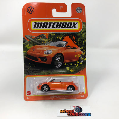 2019 Volkswagen Beetle Convertible * Orange * 2022 Matchbox Case A Release