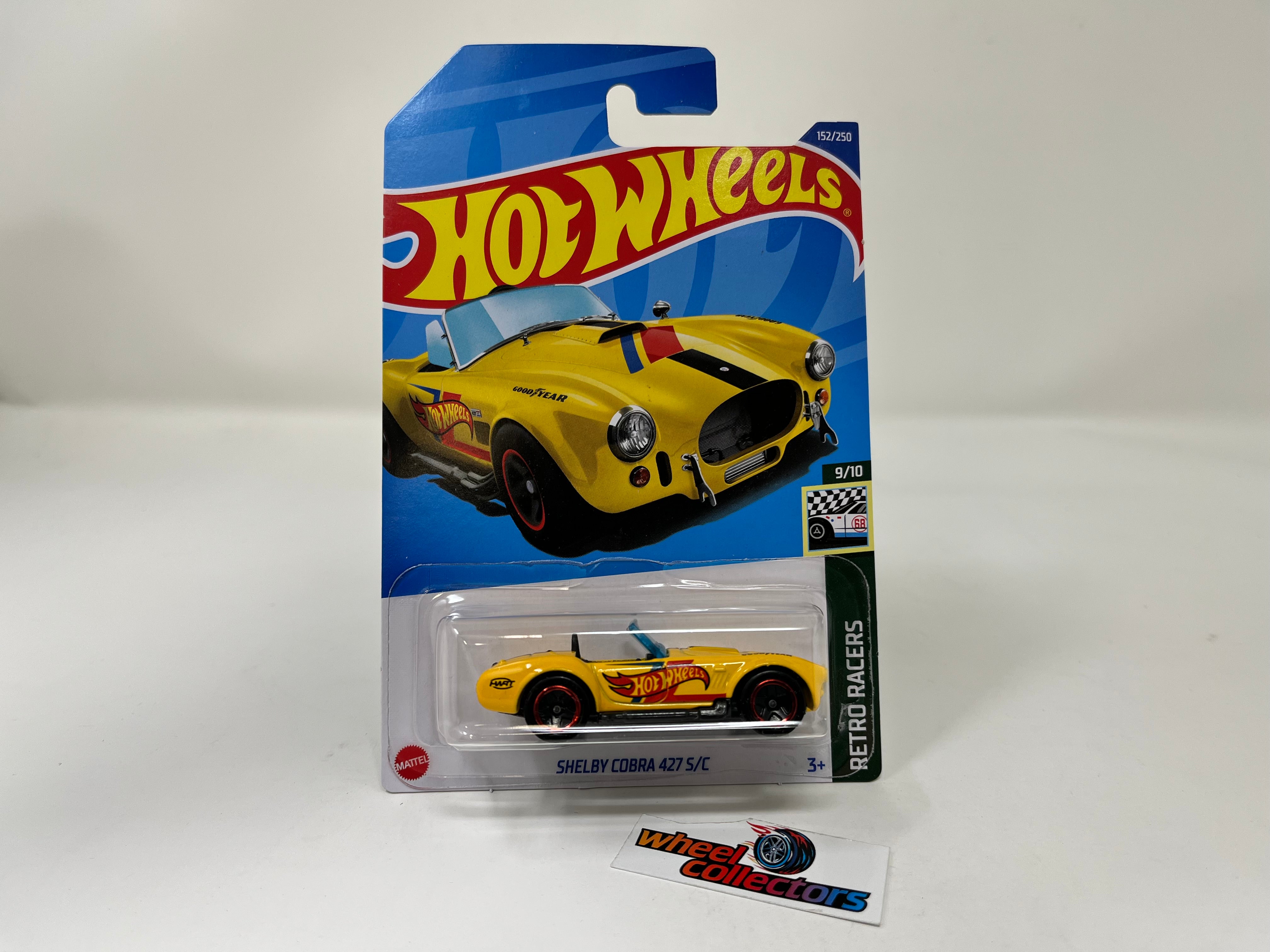 Shelby Cobra 427 S/C #152 * Yellow * 2022 Hot Wheels Case P ...