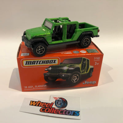 '20 Jeep Gladiator * POWER GRABS 2022 Matchbox Case A Release