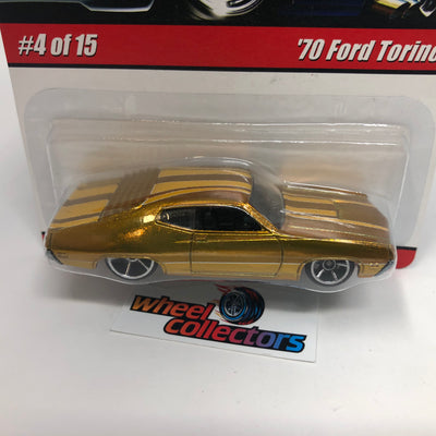 '70 Ford Torino #4 * GOLD * Hot Wheels Modern Classics
