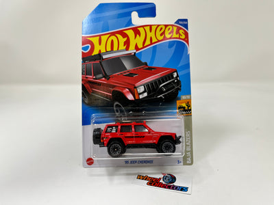 '95 Jeep Cherokee #150 * RED * 2022 Hot Wheels USA Card