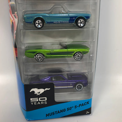 Mustang 50 Years * Gift Pack 5-Pack * 2010 Hot Wheels