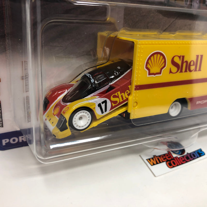 Porsche 962 Shell Oil & Sakura Sprinter * 2022 Hot Wheels Team Transport Car Culture