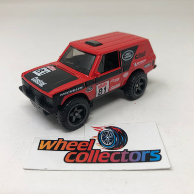 Range Rover Classic * Red * Hot Wheels Loose 1:64 Scale