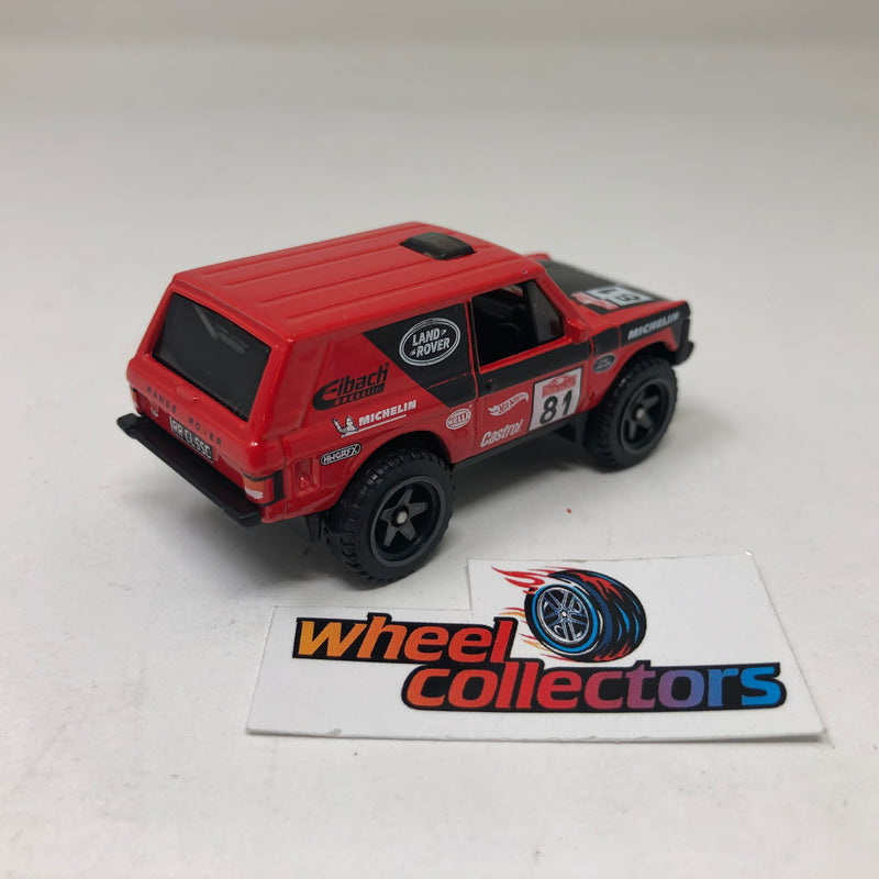 Range Rover Classic * Red * Hot Wheels Loose 1:64 Scale