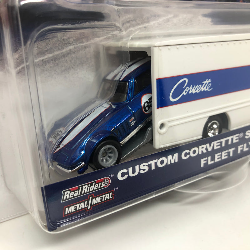 Corvette Stingray & Fleet Flyer * Hot Wheels Team Transport Car Culture Case J