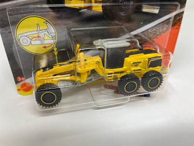 Road Grader Yellow * 2022 Matchbox Working Rigs Case