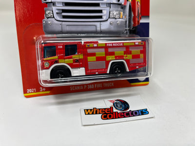 Scania P 360 Fire Truck #1 * Matchbox Global Series