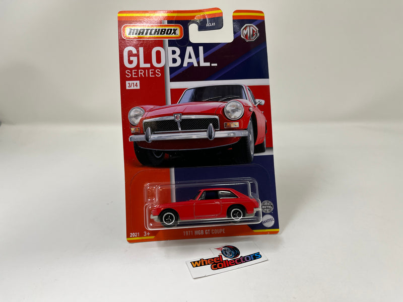 1971 MGB GT Coupe * Red * Matchbox Global Series