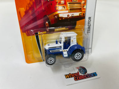 Tractor #71 * White/Blue * Matchbox Basic Series