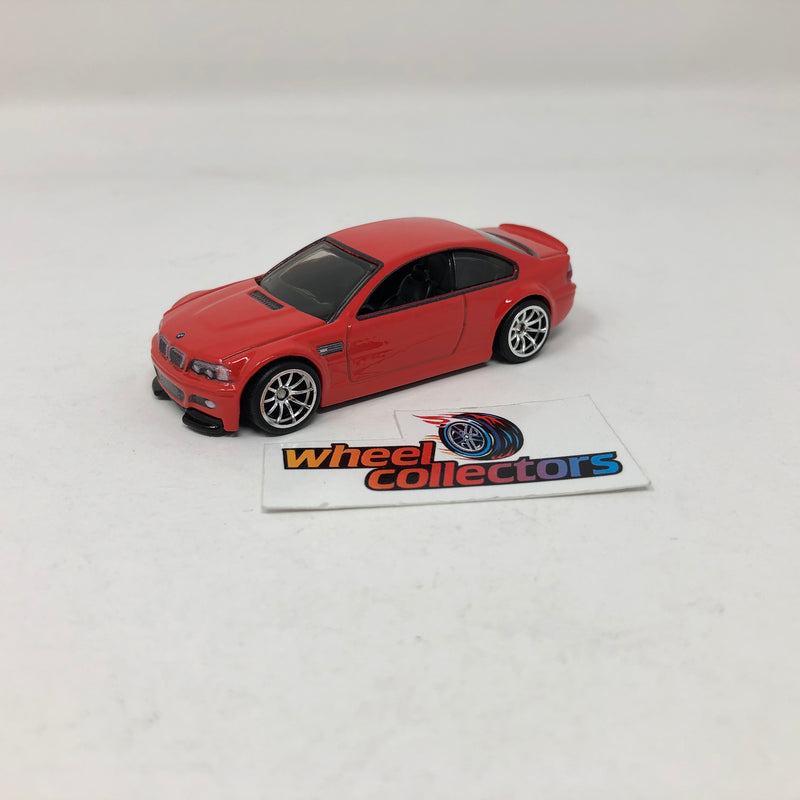 BMW M3 (E46) * Red * Hot Wheels Loose 1:64 Scale Model