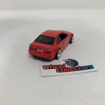 BMW M3 (E46) * Red * Hot Wheels Loose 1:64 Scale Model