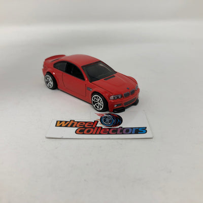 BMW M3 (E46) * Red * Hot Wheels Loose 1:64 Scale Model