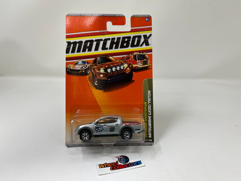 Mitsubishi L200/Triton * Silver * Matchbox Basic Series