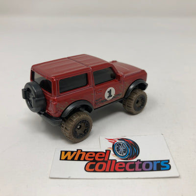 '21 Ford Bronco * Burgandy * Hot Wheels Loose 1:64 Scale