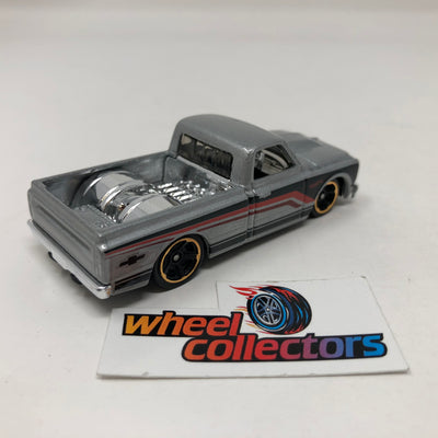 '67 Chevy C10 * Silver * Hot Wheels Loose 1:64 Scale