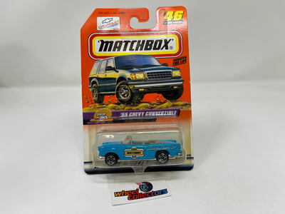 '55 Chevy Convertible #46 * Blue  * Matchbox Basic Series