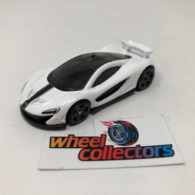 McLaren P1 * White * Hot Wheels Loose 1:64 Scale