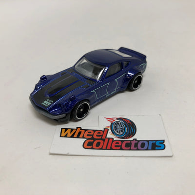 Custom Datsun 240Z * Blue * Hot Wheels Loose 1:64 Scale