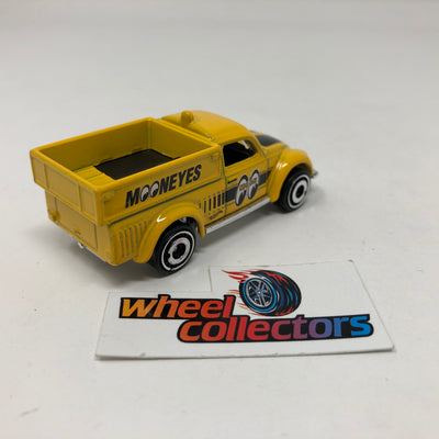 '49 Volkswagen Beetle Pickup Mooneyes * Yellow * Hot Wheels Loose 1:64 Scale