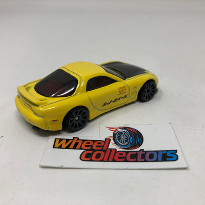 '95 Mazda RX-7 * Yellow * Hot Wheels Loose 1:64 Scale