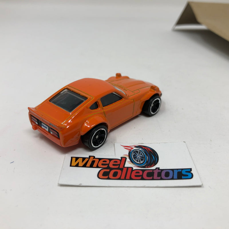 Custom Datsun 240Z * Orange * Hot Wheels Loose 1:64 Scale