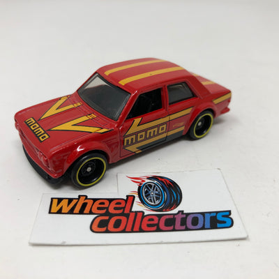 '71 Datsun 510 * Red * Hot Wheels Loose 1:64 Scale