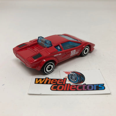 Lamborghini Countach Pace Car * Red * Hot Wheels Loose 1:64 Scale