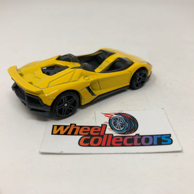 Lamborghini Aventador J * Yellow * Hot Wheels Loose 1:64 Scale