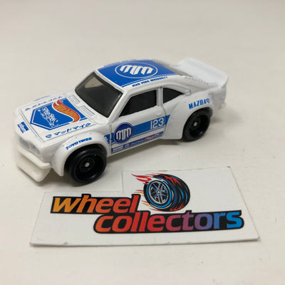 Mazda RX-3 * White * Hot Wheels Loose 1:64 Scale